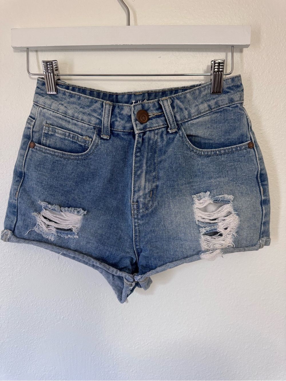 Cotton On Distressed denim Shorts
